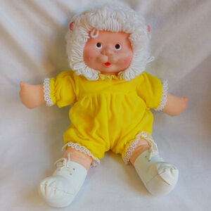 Vintage 1983 Blue Box Sheep Plush Doll 12 Inch